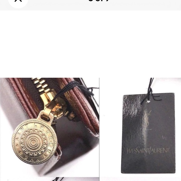 Yves Saint Laurent Brown Clutch - Picture 8 of 10